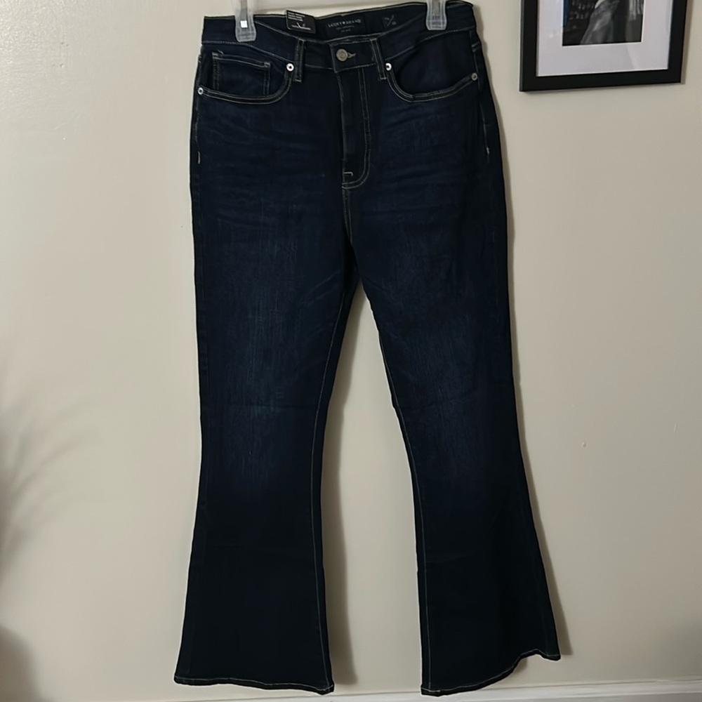 Luck Brand high rise flare jeans